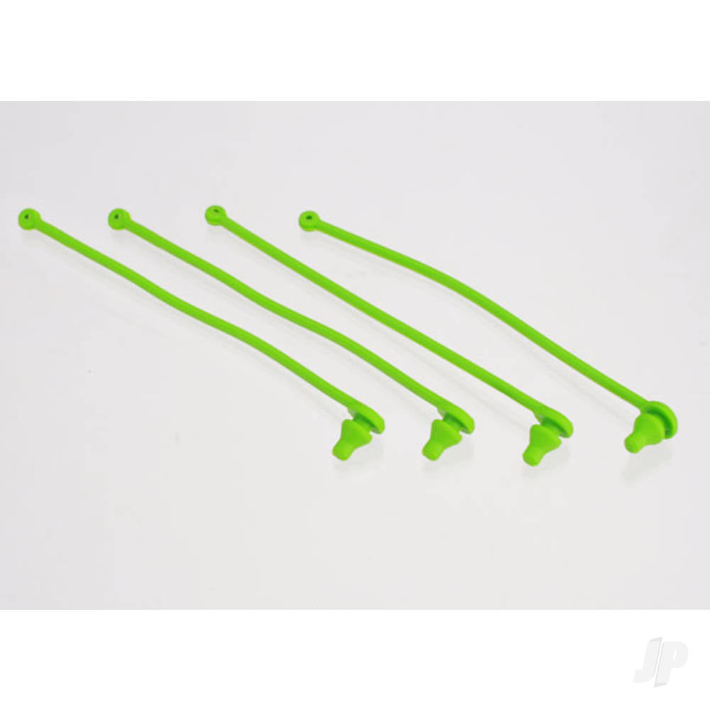 Traxxas Body clip retainer, Green (4 pcs) TRX5753