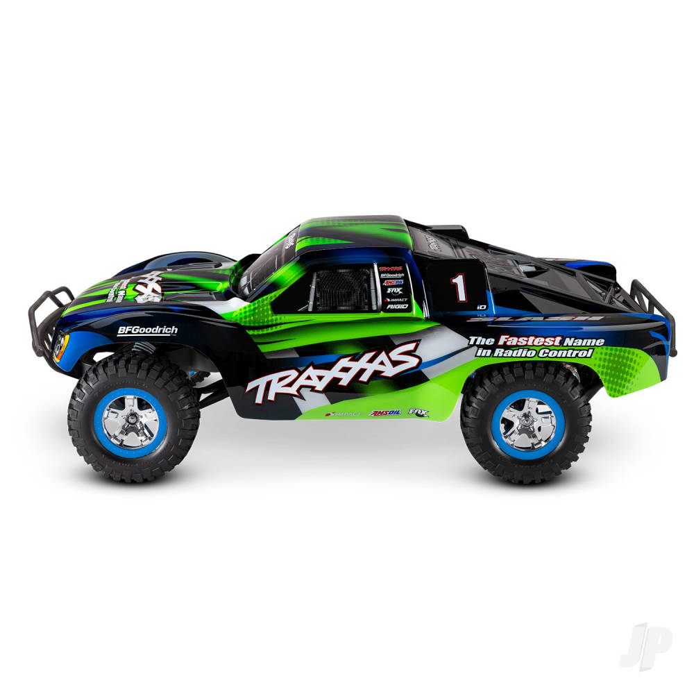 Traxxas Slash 1:10 2WD RTR Electric Short Course Truck, Green (+ TQ 2-ch,  - TRX58034-8-GRN 3