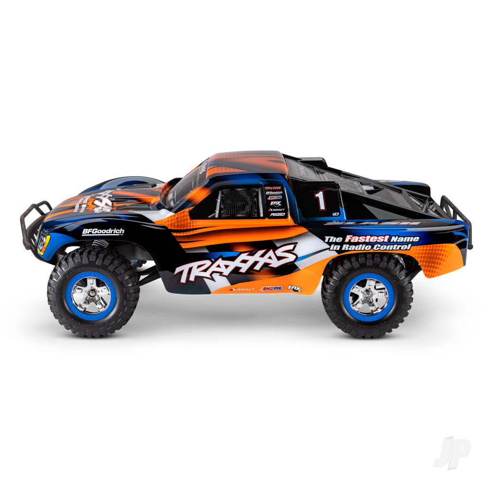 Traxxas Slash 1:10 2WD RTR Electric Short Course Truck, Orange (+ TQ 2-ch, - TRX58034-8-ORNG 3