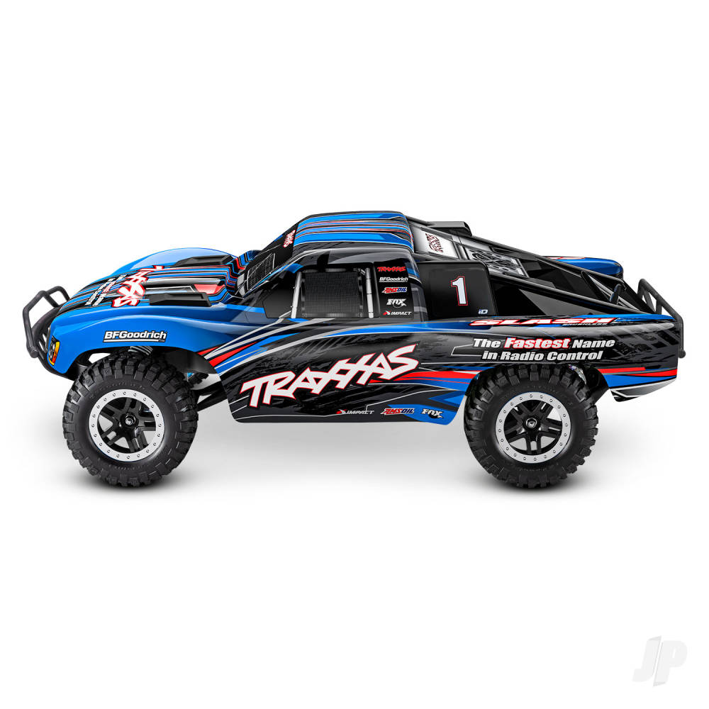 Traxxas Slash BL-2S 1:10 2WD RTR Brushless Electric Short Course Truck, Bl - TRX58134-4-BLUE 1