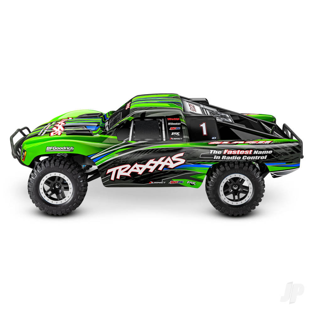 Traxxas Slash BL-2S 1:10 2WD RTR Brushless Electric Short Course Truck, Gr - TRX58134-4-GRN 1