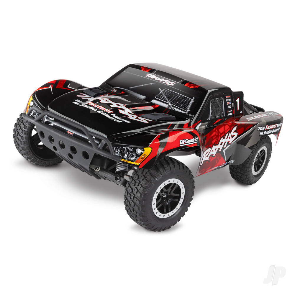 Traxxas Slash VXL 1:10 2WD RTR Brushless Electric Short Course Truck, Red  - TRX58276-74-RED Main