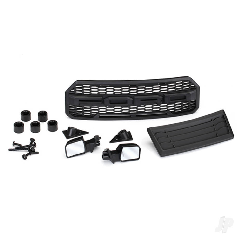 Traxxas Body accessories kit, 2017 Ford Raptor (includes grille, hood insert, side mirrors, & mounting hardware) TRX5828