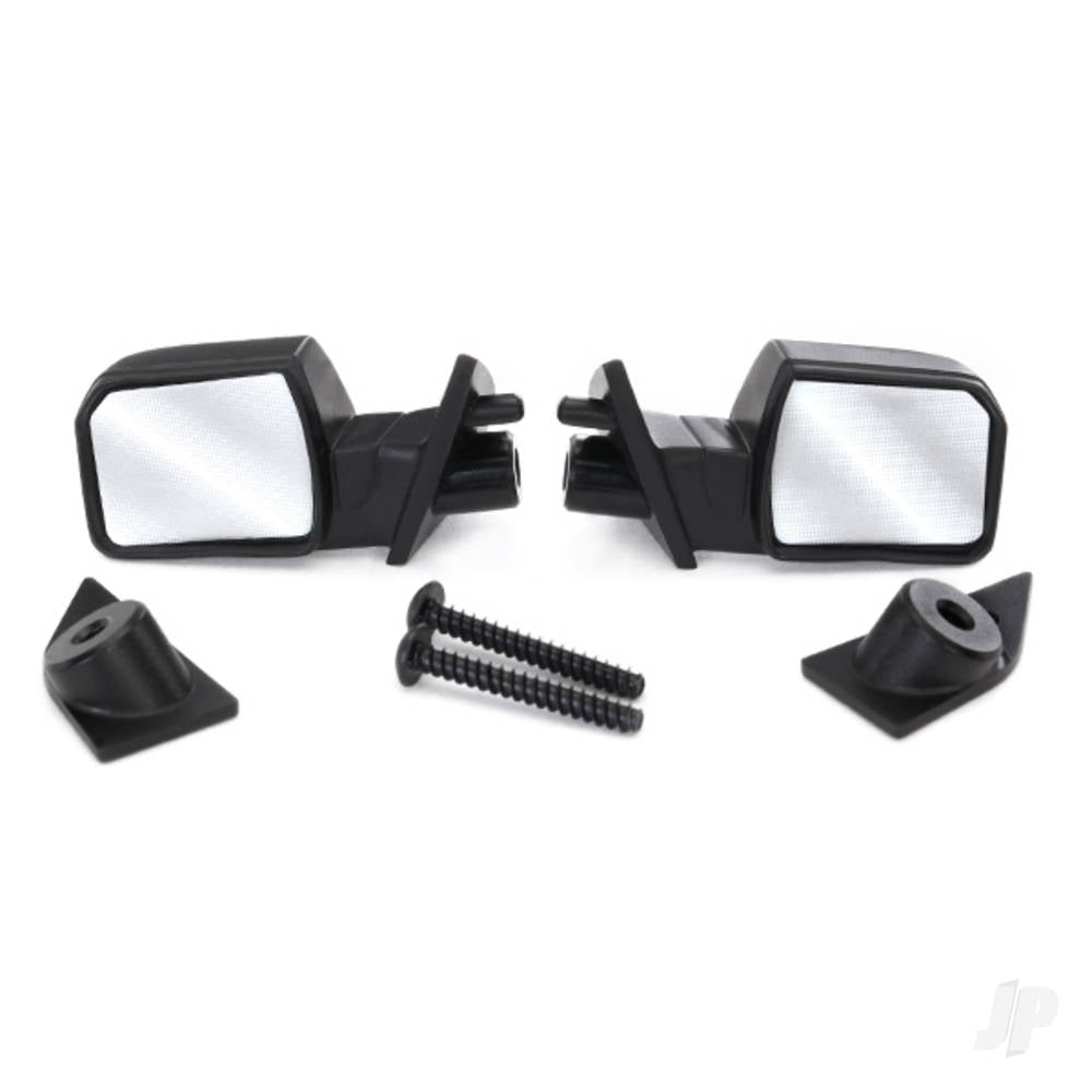 Traxxas Mirrors, side (left &amp; right) / mounts (left &amp; right) / 2.6x8mm BCS (2 pcs) TRX5829