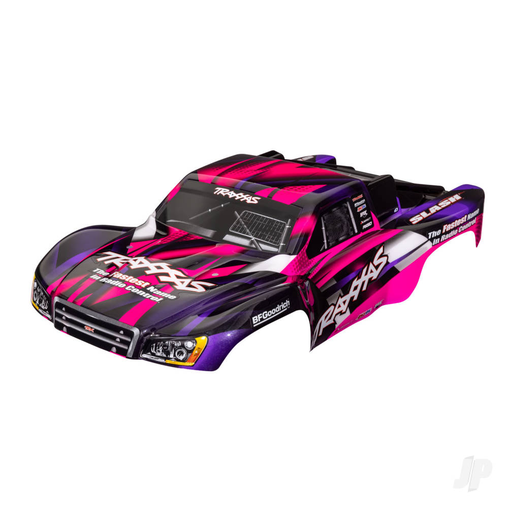 Traxxas Body, Slash 2WD (also fits Slash VXL & Slash 4X4), pink & purple (painted, decals applied) TRX5851P