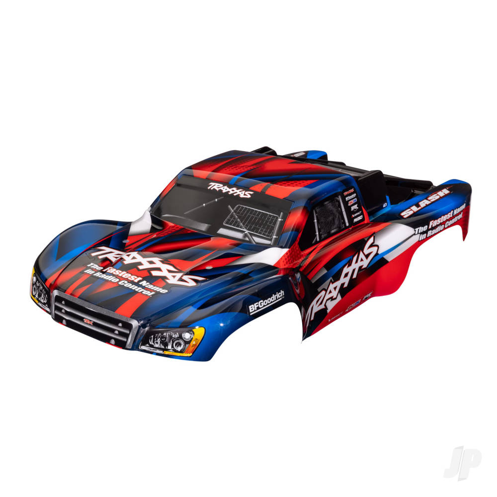 Traxxas Body, Slash 2WD (also fits Slash VXL & Slash 4X4), red & blue (painted, decals applied) TRX5851R