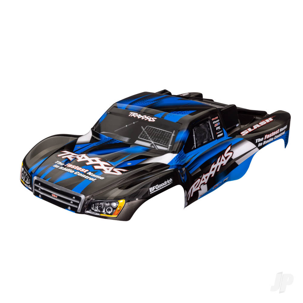 Traxxas Body, Slash 2WD (also fits Slash VXL & Slash 4X4), blue (painted, decals applied) TRX5851X