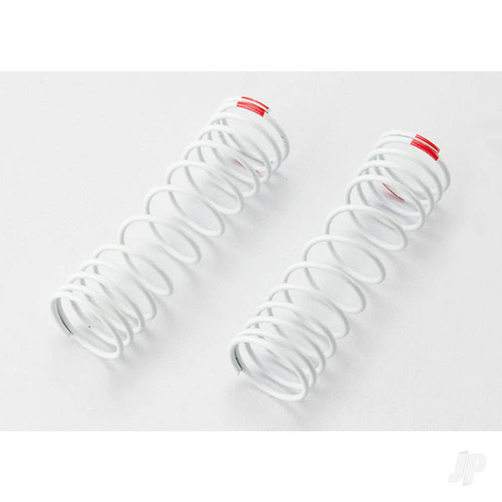 Traxxas Springs, Front (white) (progressive rate) (2 pcs) (fits #5862 aluminium Big Bore shocks) TRX5860