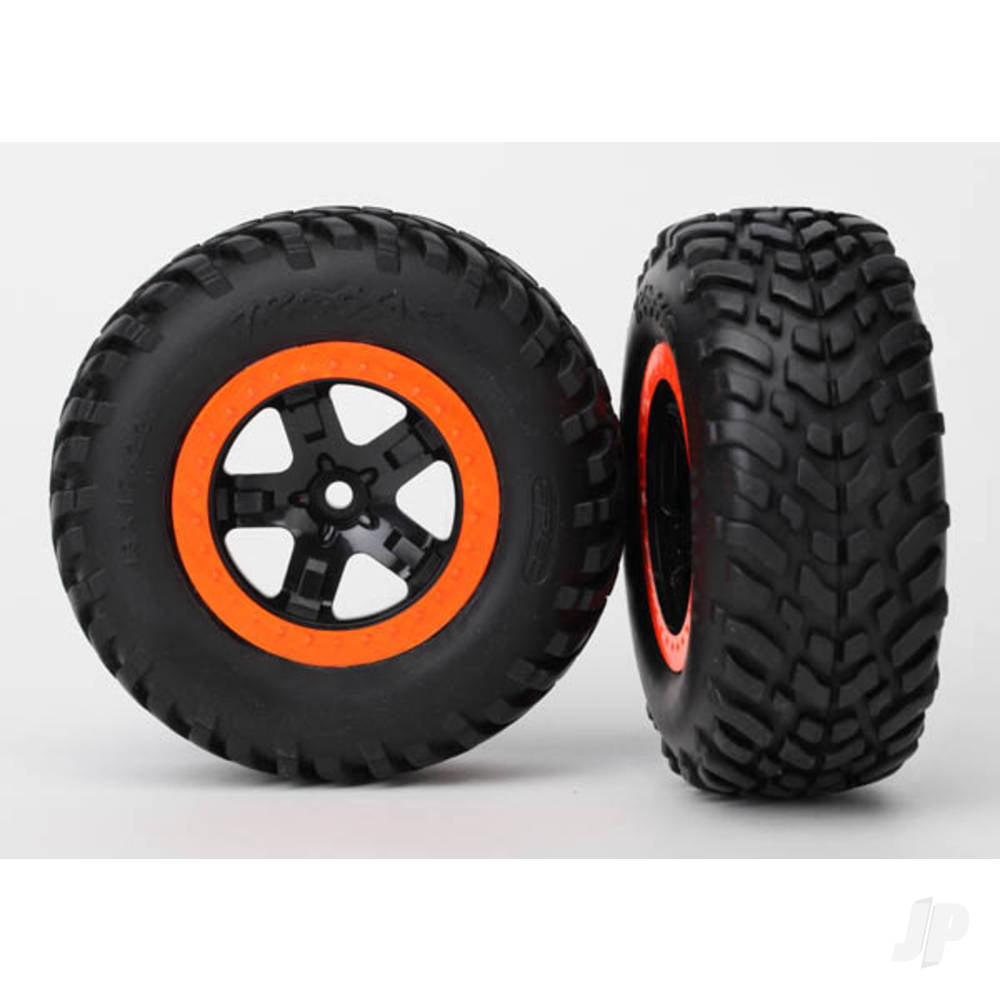 Traxxas Tyres and Wheels, Assembled Glued SCT Off-Road Racing Tyre (2 pcs) TRX5863