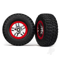 Traxxas Tyres and Wheels, Assembled Glued BFGoodrich Mud-Terrain T / A KM2 Tyres (2 pcs) TRX5877R