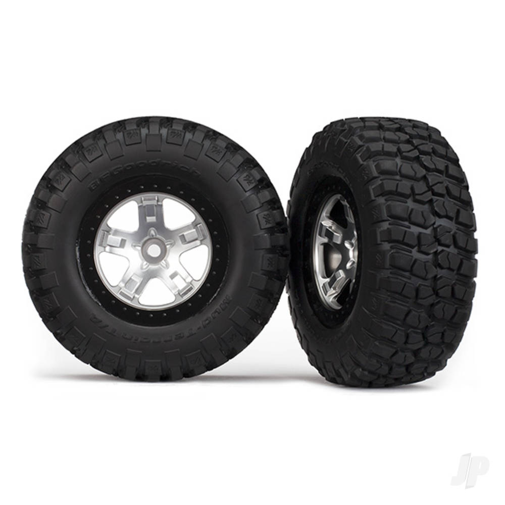 Traxxas Tyres and Wheels, Assembled Glued BFGoodrich Mud-Terrain T / A KM2 Tyres (2 pcs) TRX5878