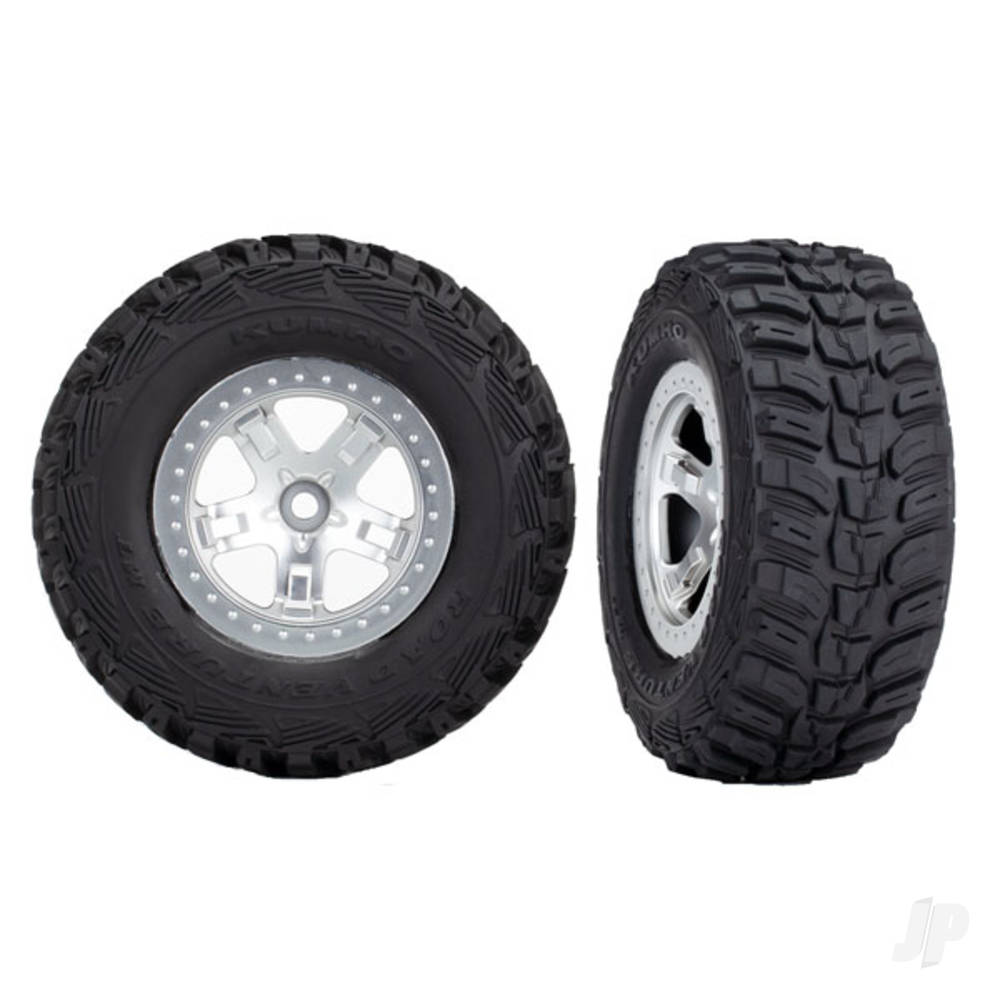 Traxxas Tyres and Wheels, Assembled Glued Kumho Tyres (2 pcs) TRX5880X