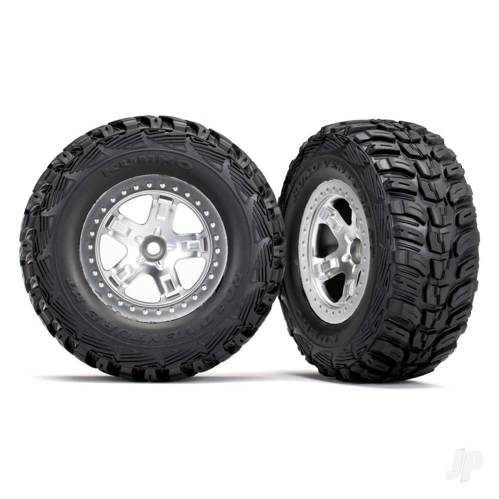 Traxxas Tyres and Wheels, Assembled Glued Kumho Tyres (2 pcs) TRX5881X