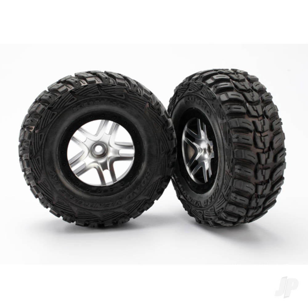 Traxxas Tyres and Wheels, Assembled Glued Kumho Tyres (2 pcs) TRX5882R