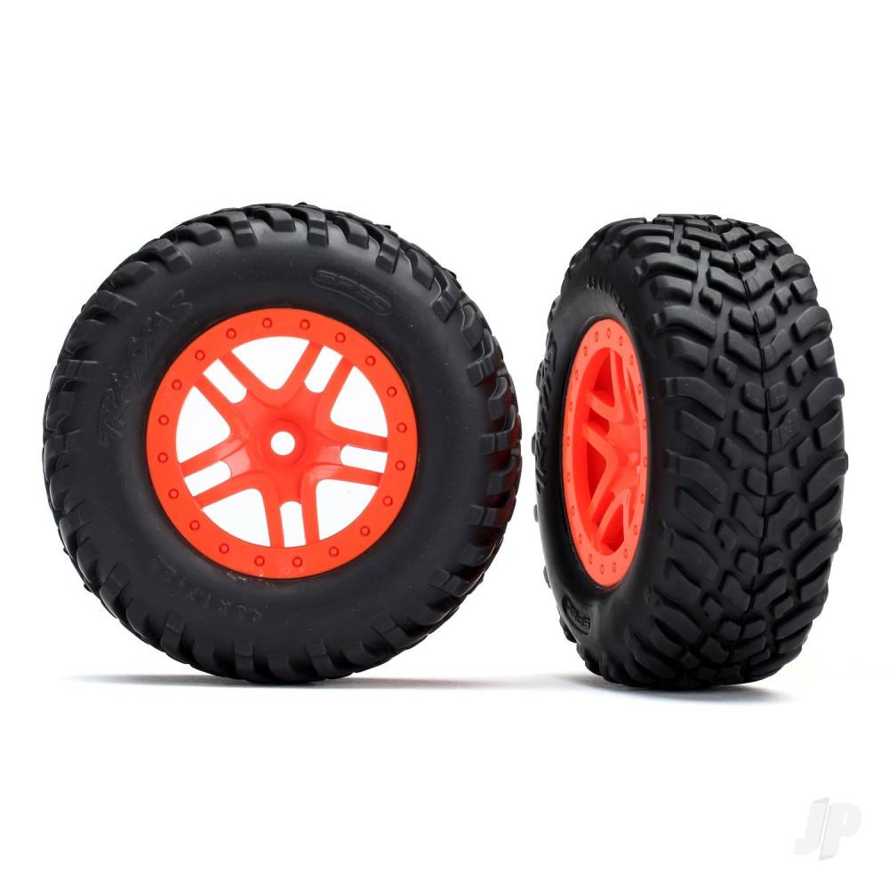 Traxxas Tyres and Wheels, Assembled Glued SCT Off-Road Racing Tyres (2 pcs) TRX5892