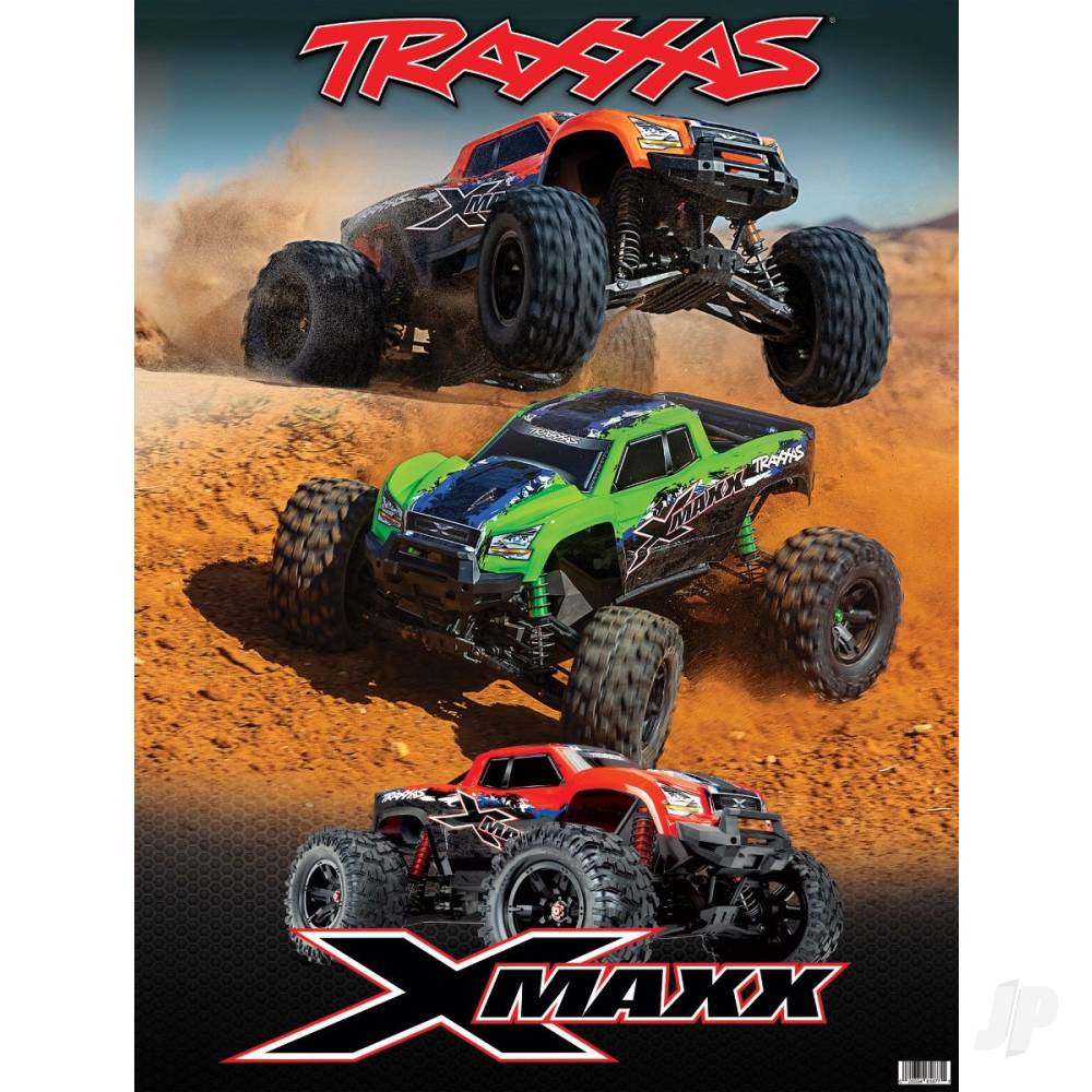 Traxxas X-Maxx Orange 36x48 Window Graphics TRX61884