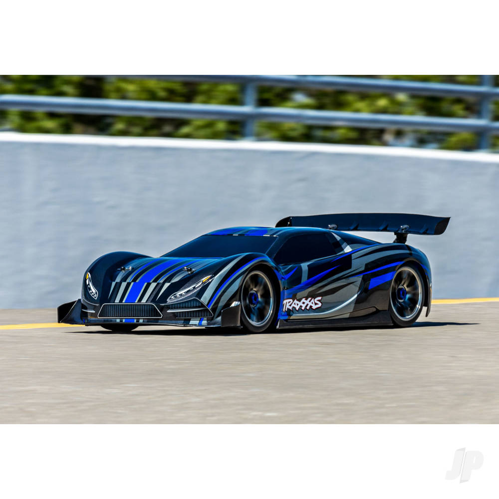 Traxxas XO-1 1:7 100+ MPH 4WD RTR Brushless Electric Supercar, Blue (+ TQi - TRX64077-3-BLUEX 30