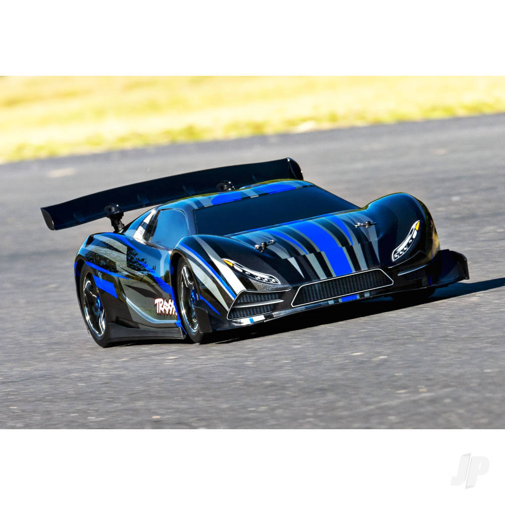 Traxxas XO-1 1:7 100+ MPH 4WD RTR Brushless Electric Supercar, Blue (+ TQi - TRX64077-3-BLUEX 34