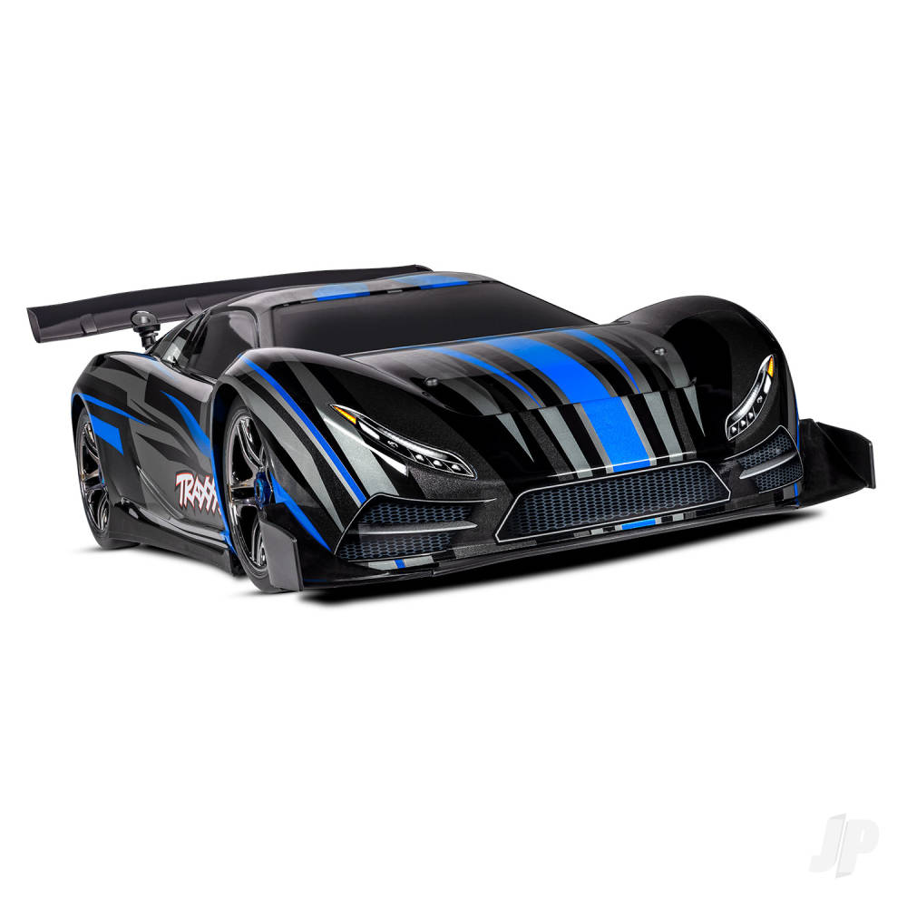 Traxxas XO-1 1:7 100+ MPH 4WD RTR Brushless Electric Supercar, Blue (+ TQi - TRX64077-3-BLUEX Main