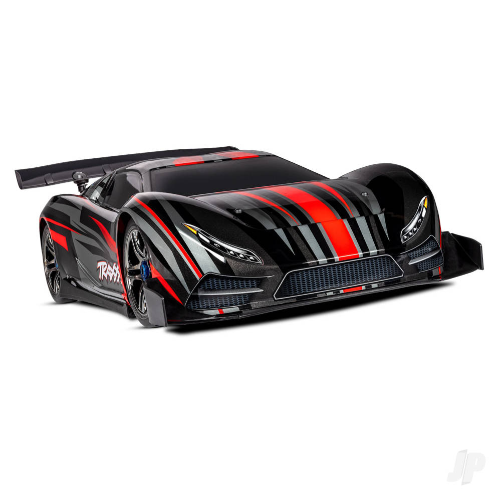 Traxxas XO-1 1:7 100+ MPH 4WD RTR Brushless Electric Supercar, Red (+ TQi  - TRX64077-3-REDX Main