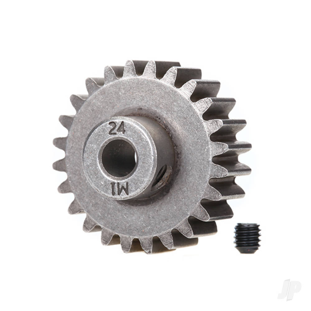 Traxxas 24-T Pinion Gear (1.0 metric pitch) Set (fits 5mm shaft) TRX6496X