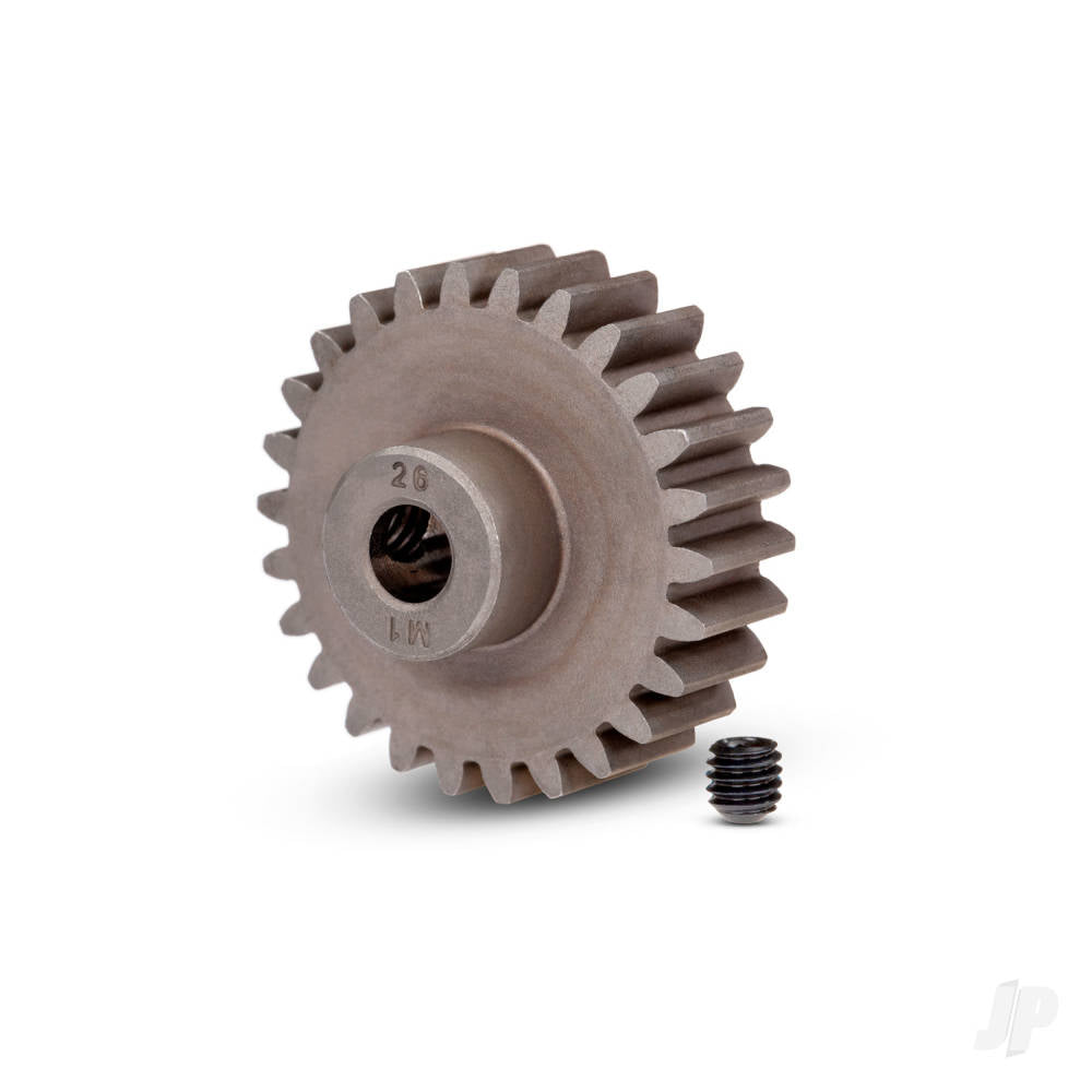 Traxxas Gear, 26-T pinion (1.0 metric pitch) (fits 5mm shaft)/ set screw TRX6497
