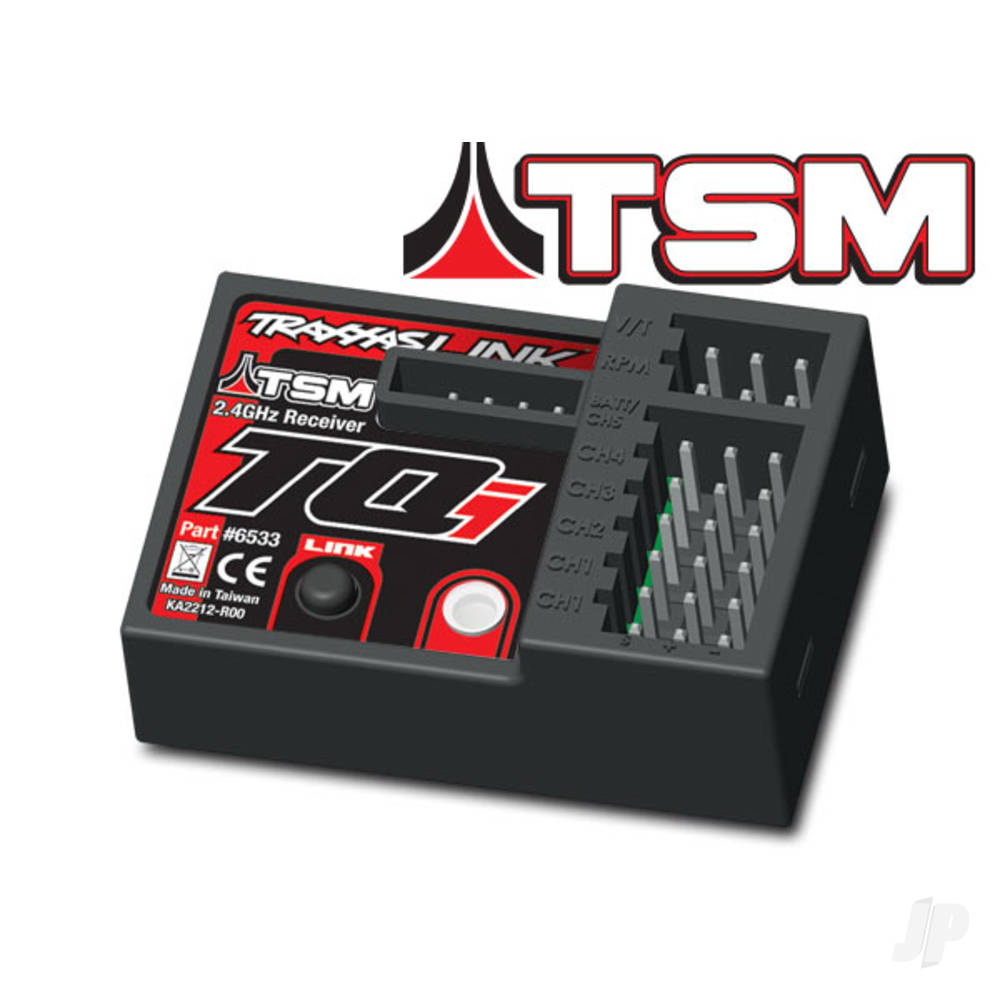 Traxxas TQi 2.4GHz 5-channel Micro Receiver with Telemetry + TSM TRX6533 Main