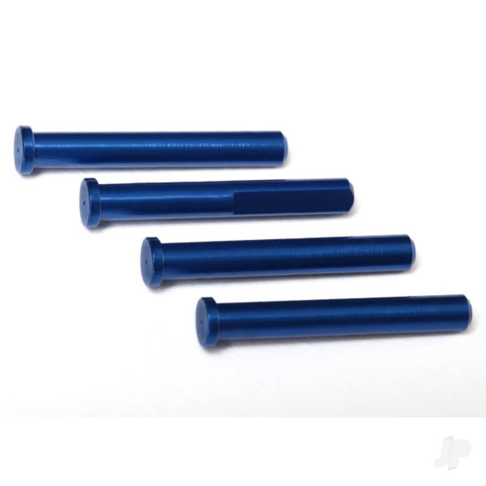 Traxxas Main shaft, 7075-T6 aluminium, Blue-anodised (4 pcs) / 1.6x5mm BCS (4 pcs) TRX6633X