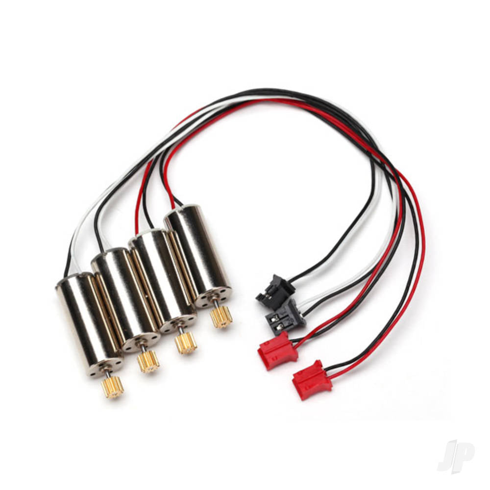 Traxxas Motor, clockwise (high output, Red connector) (2 pcs) / motor, counter-clockwise (high output, black connector) (2 pcs) TRX6634