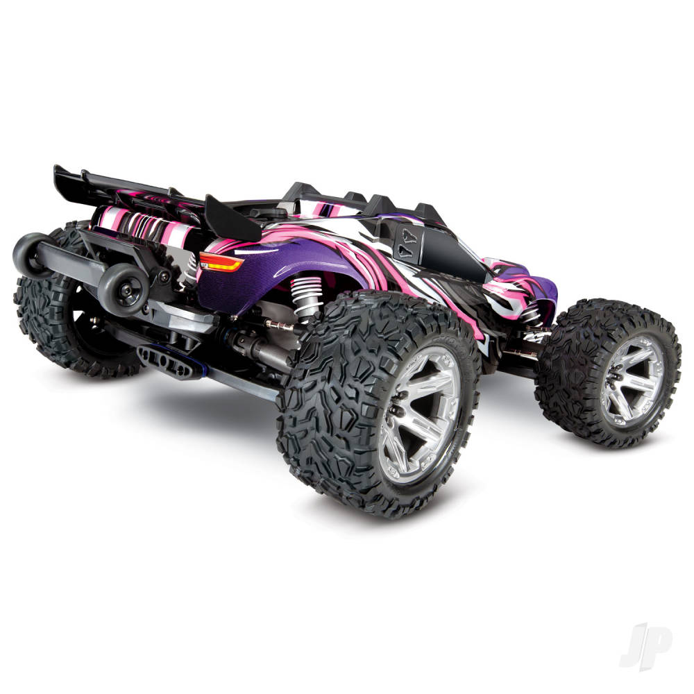 Traxxas Pink Rustler 4X4 VXL 1:10 4WD RTR Brushless Electric Stadium Truck - TRX67076-4-PINK 2