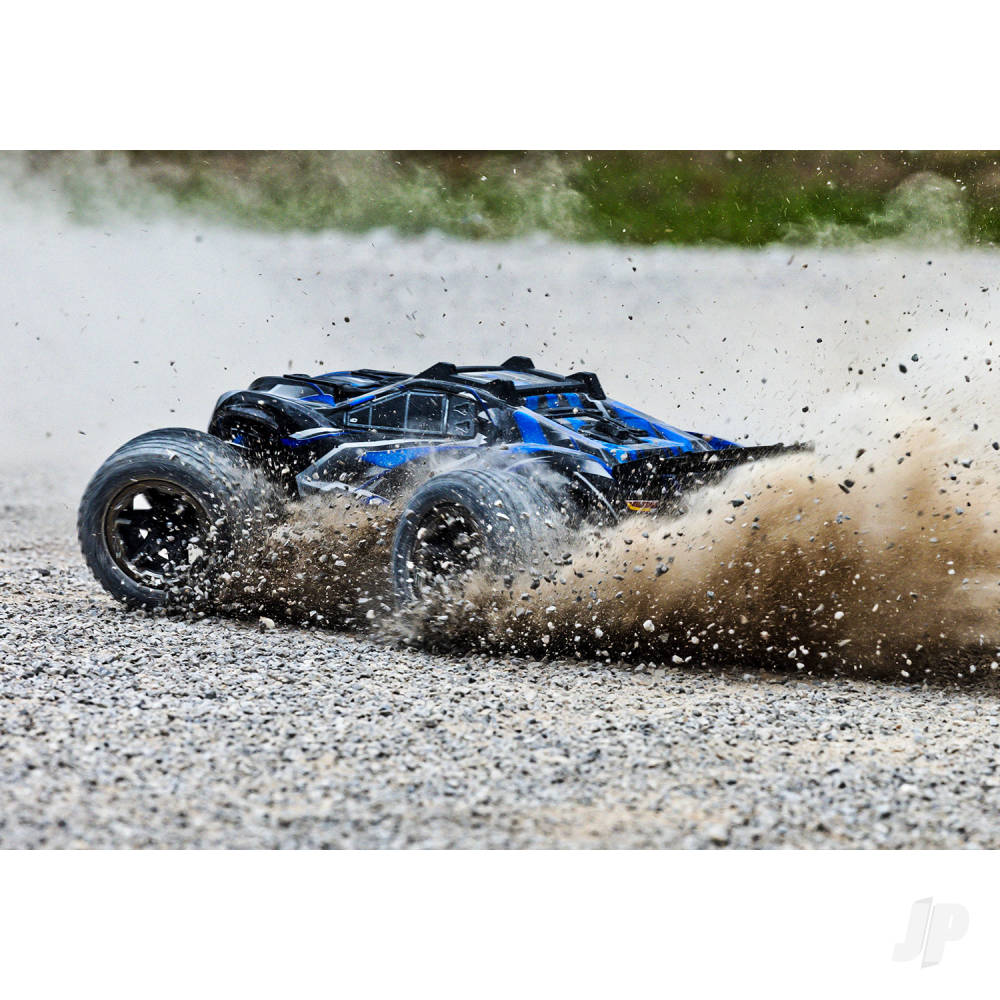 Traxxas Rustler Ultimate 4X4 VXL 1:10 4WD RTR Brushless Electric Short Cou - TRX67097-4-BLUE 5