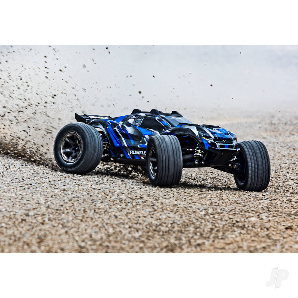 Traxxas Rustler Ultimate 4X4 VXL 1:10 4WD RTR Brushless Electric Short Cou - TRX67097-4-BLUE 6