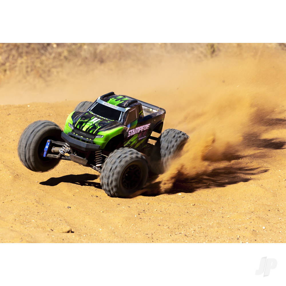 Traxxas Stampede 4X4 BL-2S 1:10 4WD RTR Brushless Electric Monster Truck,  - TRX67154-4-BLUE 10