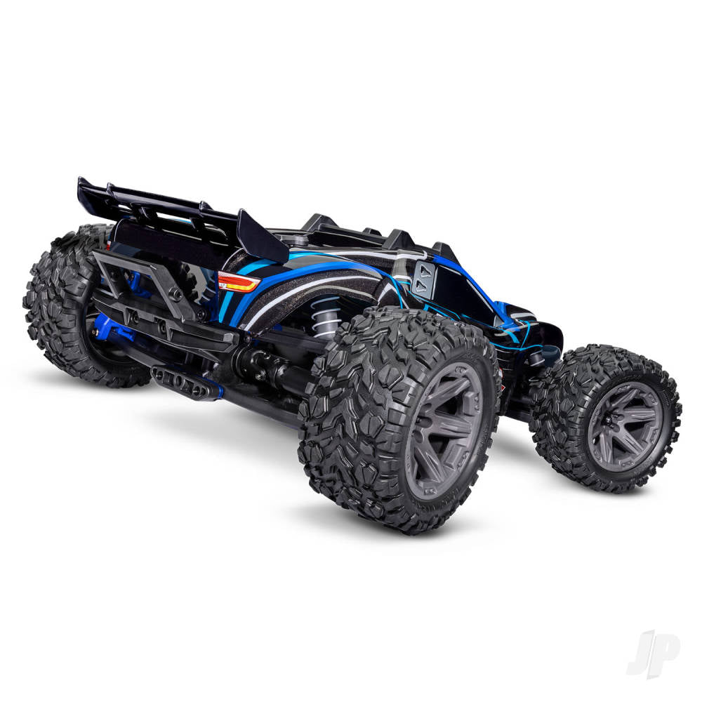 Traxxas Rustler 4X4 BL-2S 1:10 4WD RTR Brushless Electric Stadium Truck, B - TRX67164-4-BLUE 1