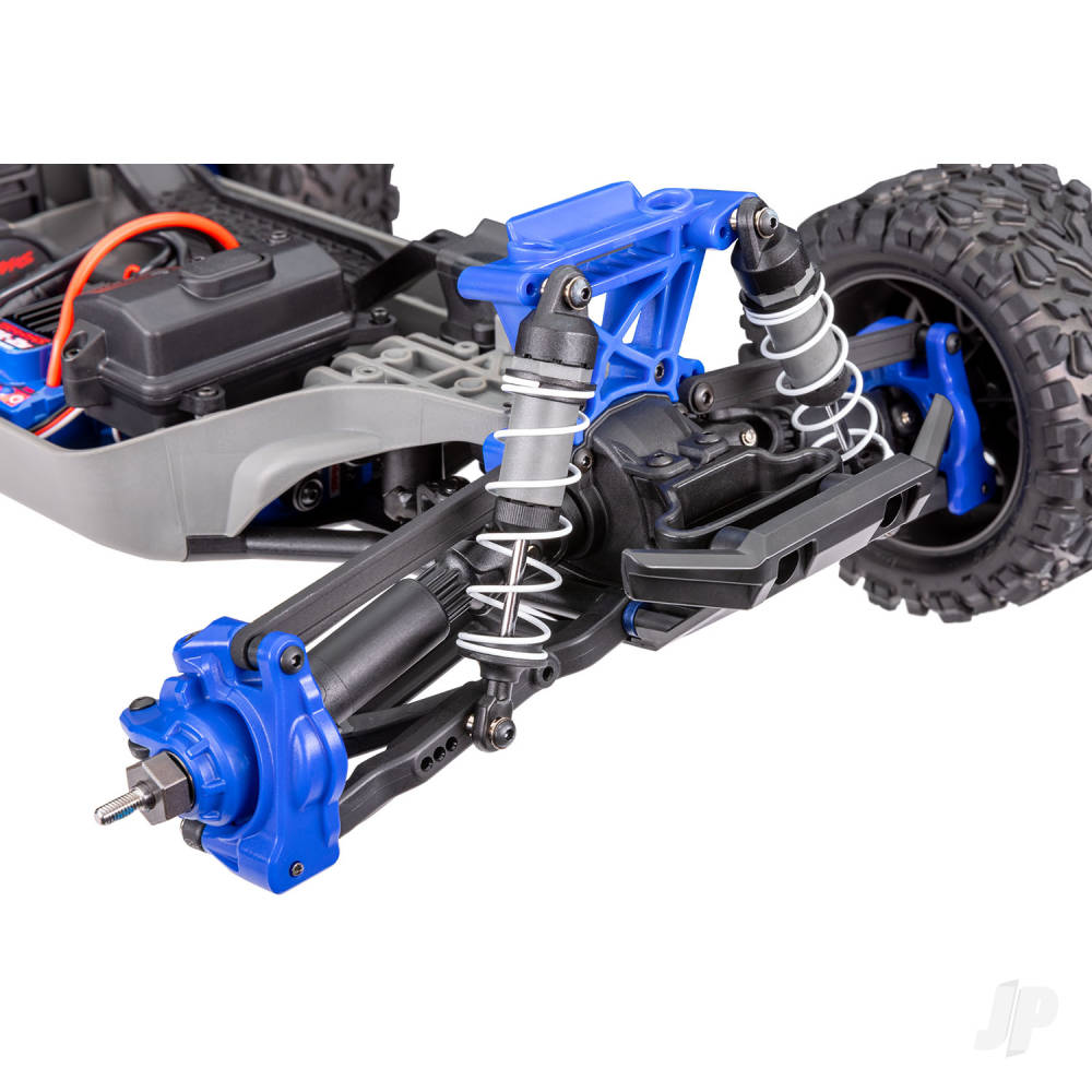 Traxxas Rustler 4X4 BL-2S 1:10 4WD RTR Brushless Electric Stadium Truck, B - TRX67164-4-BLUE 18