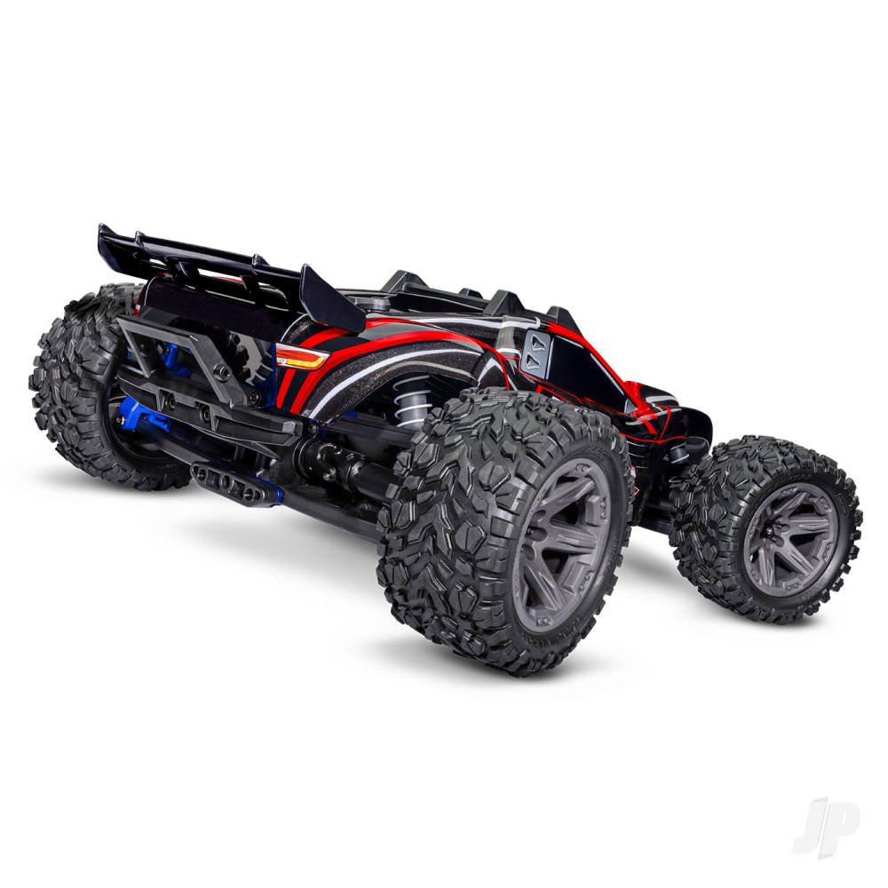 Traxxas Rustler 4X4 BL-2S 1:10 4WD RTR Brushless Electric Stadium Truck, R - TRX67164-4-RED 1