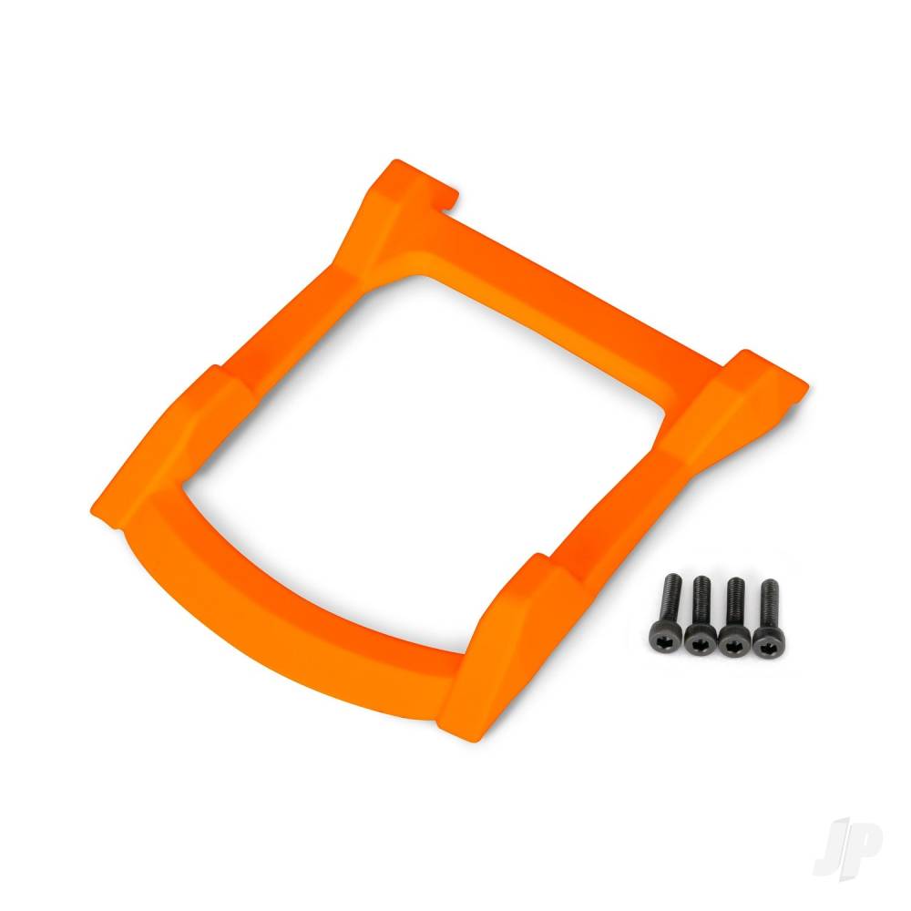 Traxxas Skid plate, roof (Body) (orange) / 3x12 CS (4 pcs) TRX6728T