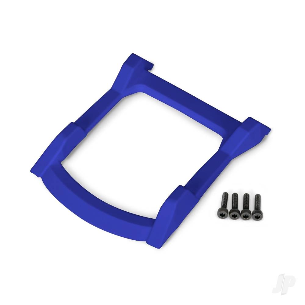 Traxxas Skid plate, roof (Body) (Blue) / 3x12mm CS (4 pcs) TRX6728X