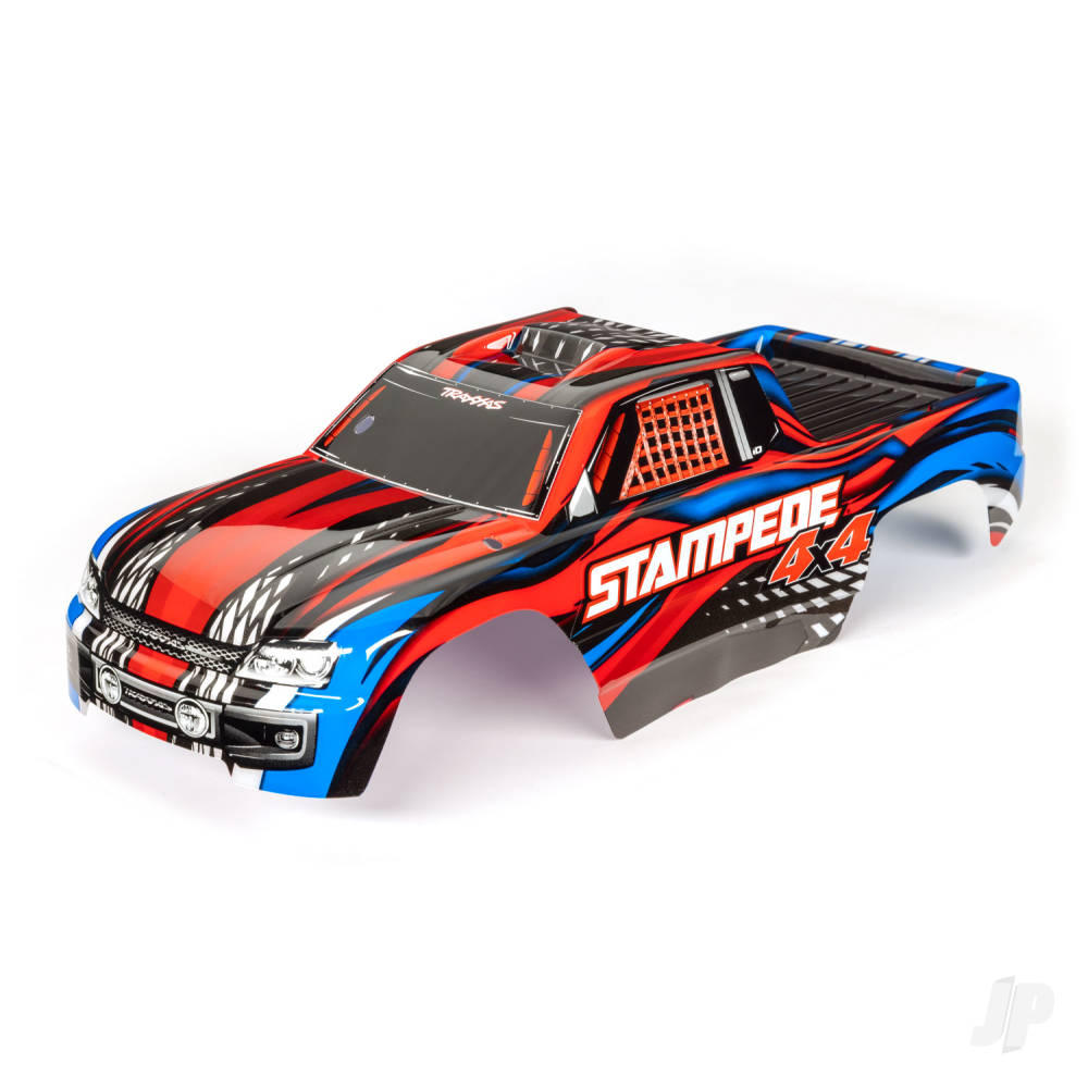 Traxxas Body, Stampede 4X4, red (painted, decals applied) TRX6729R