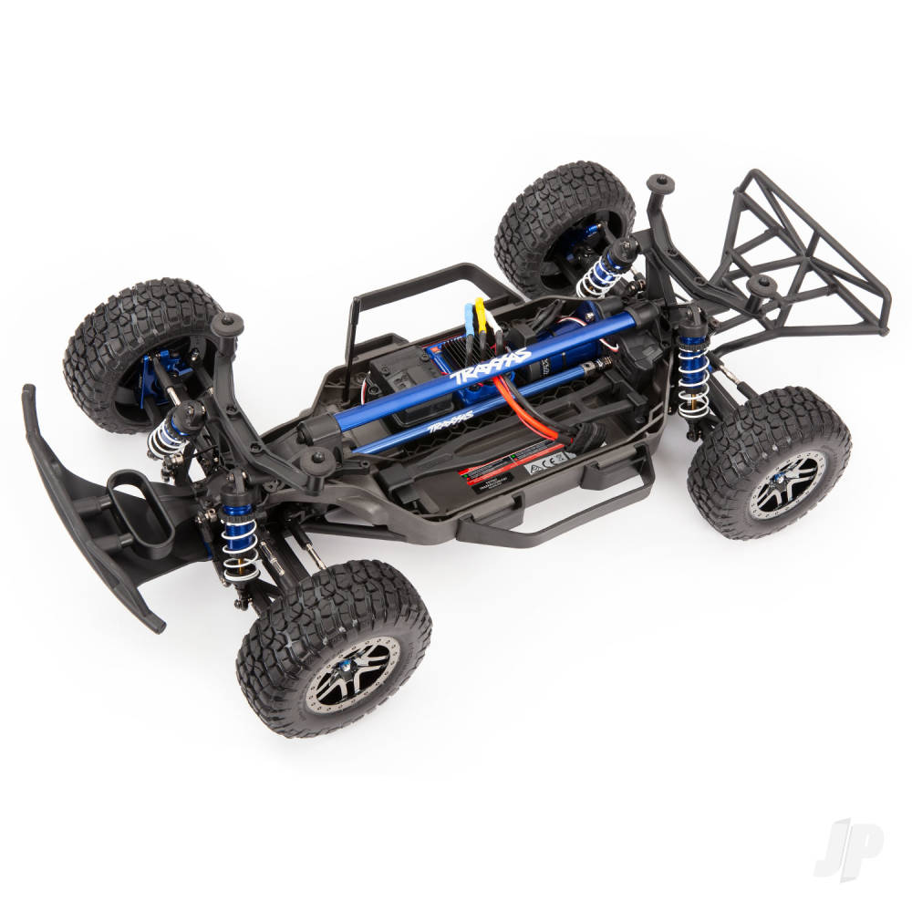 Traxxas Chassis Brace Kit, Blue (fits Rustler 4X4 and Slash 4X4 equipped w - TRX6730X 5