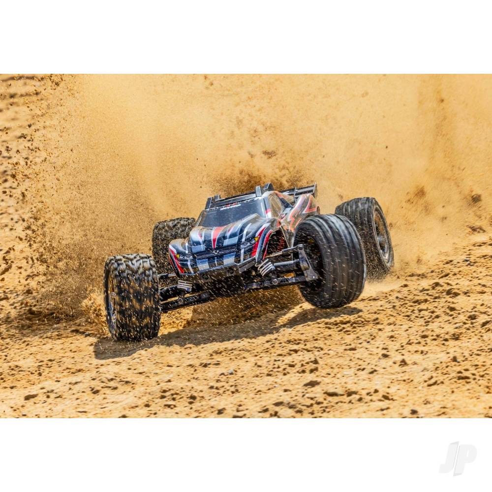 Traxxas Rustler 4X4 HD VXL 1:10 4WD RTR Brushless Electric Short Course Tr - TRX67376-4-BLUE 11