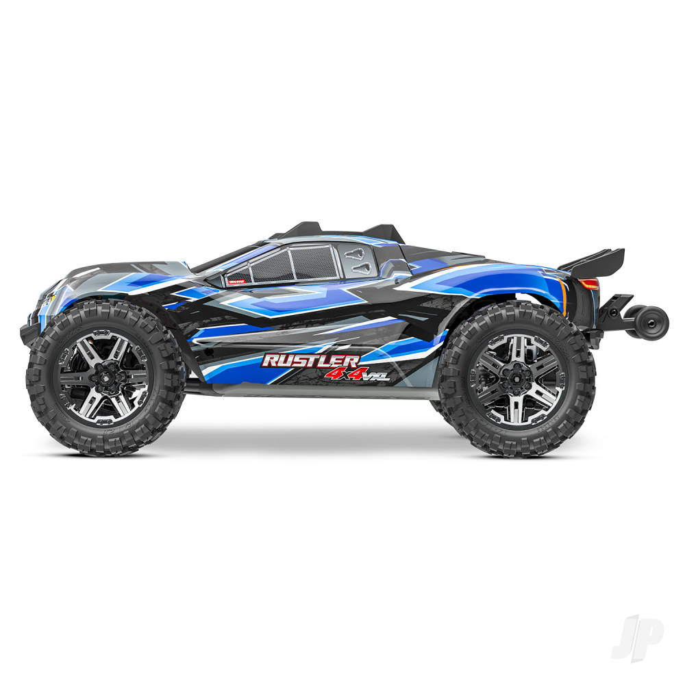 Traxxas Rustler 4X4 HD VXL 1:10 4WD RTR Brushless Electric Short Course Tr - TRX67376-4-BLUE 2