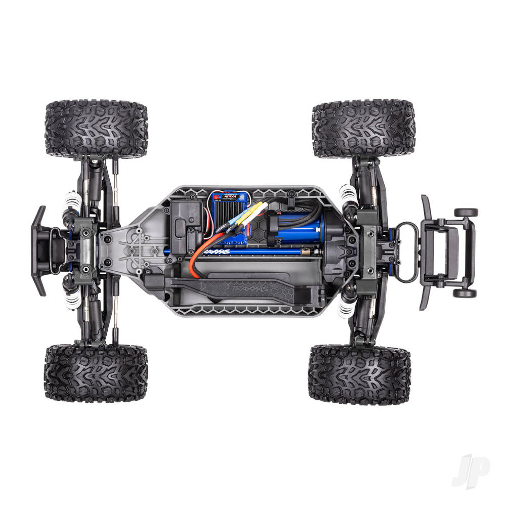 Traxxas Rustler 4X4 HD VXL 1:10 4WD RTR Brushless Electric Short Course Tr - TRX67376-4-BLUE 4