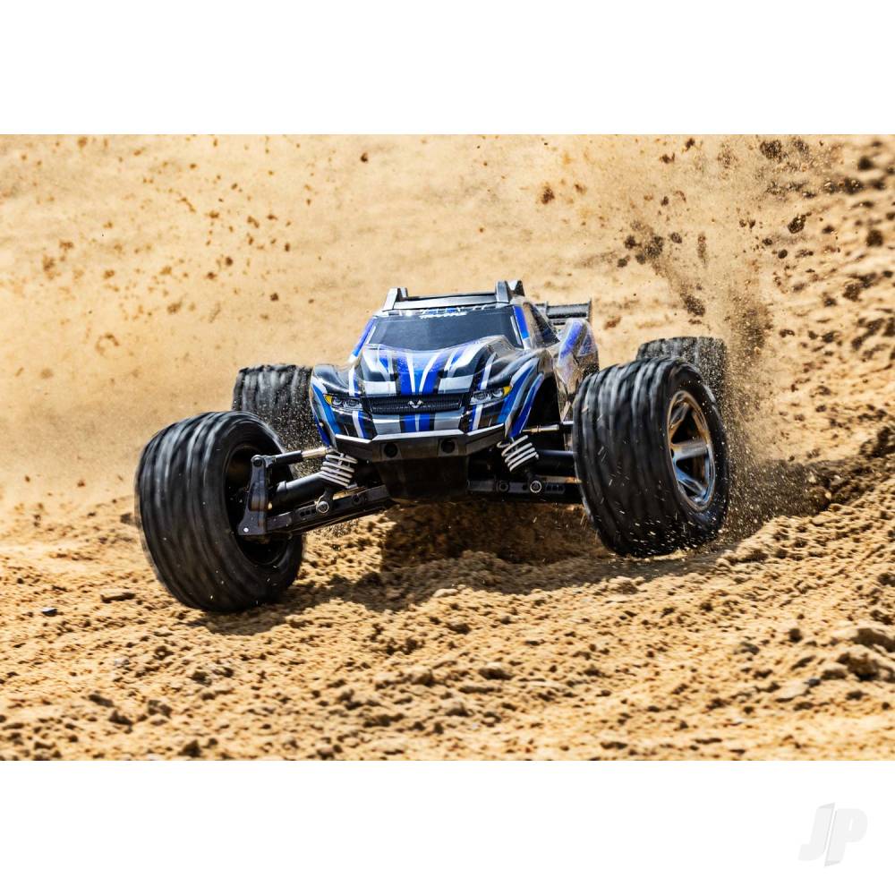 Traxxas Rustler 4X4 HD VXL 1:10 4WD RTR Brushless Electric Short Course Tr - TRX67376-4-BLUE 6