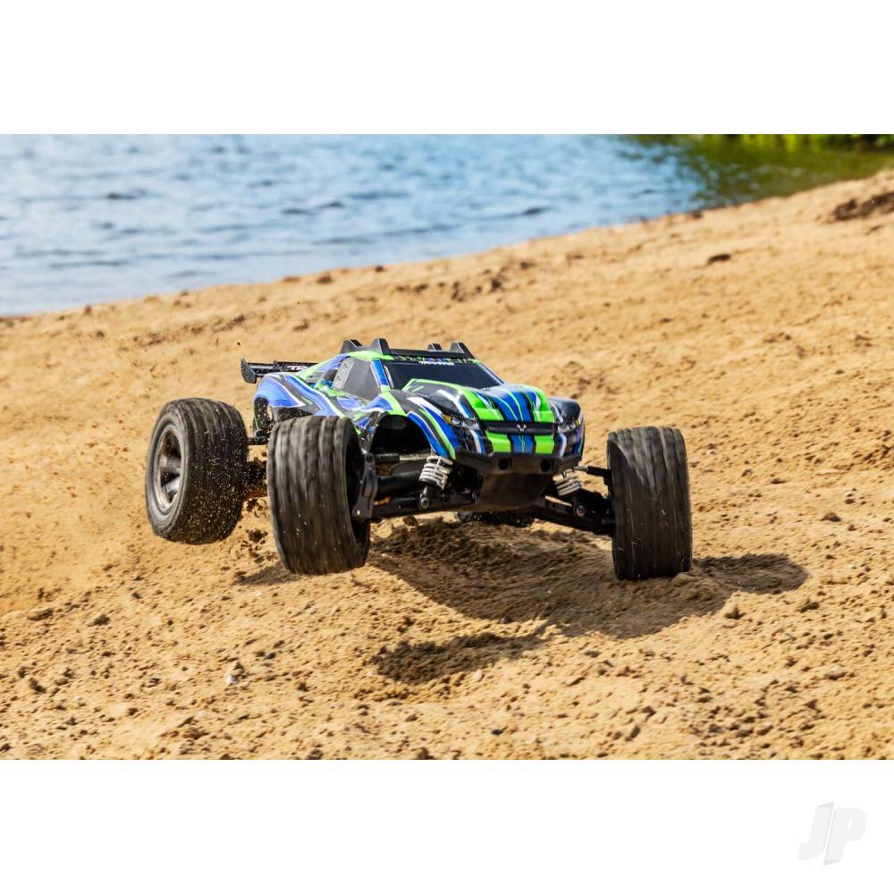 Traxxas Rustler 4X4 HD VXL 1:10 4WD RTR Brushless Electric Short Course Tr - TRX67376-4-BLUE 7