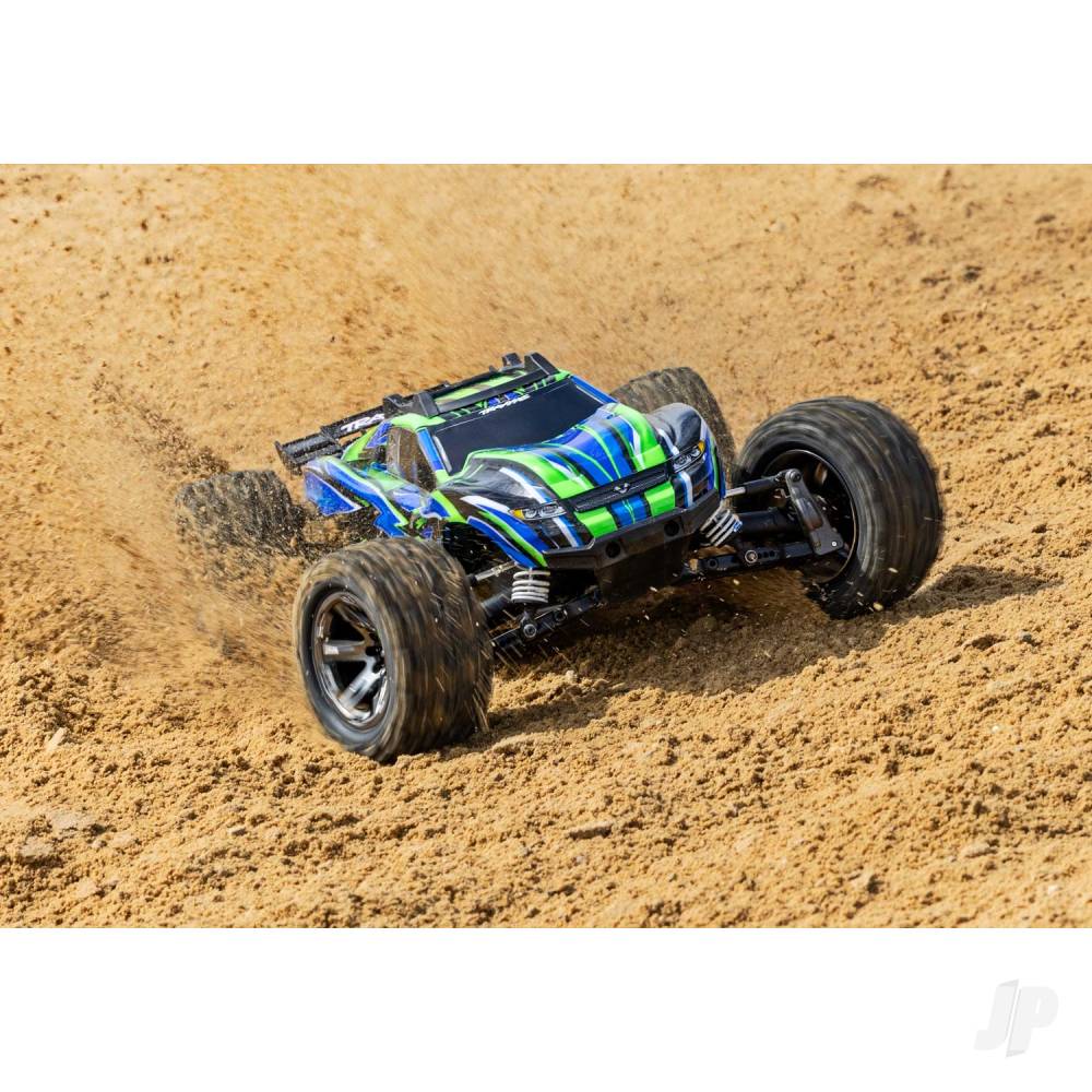 Traxxas Rustler 4X4 HD VXL 1:10 4WD RTR Brushless Electric Short Course Tr - TRX67376-4-BLUE 8