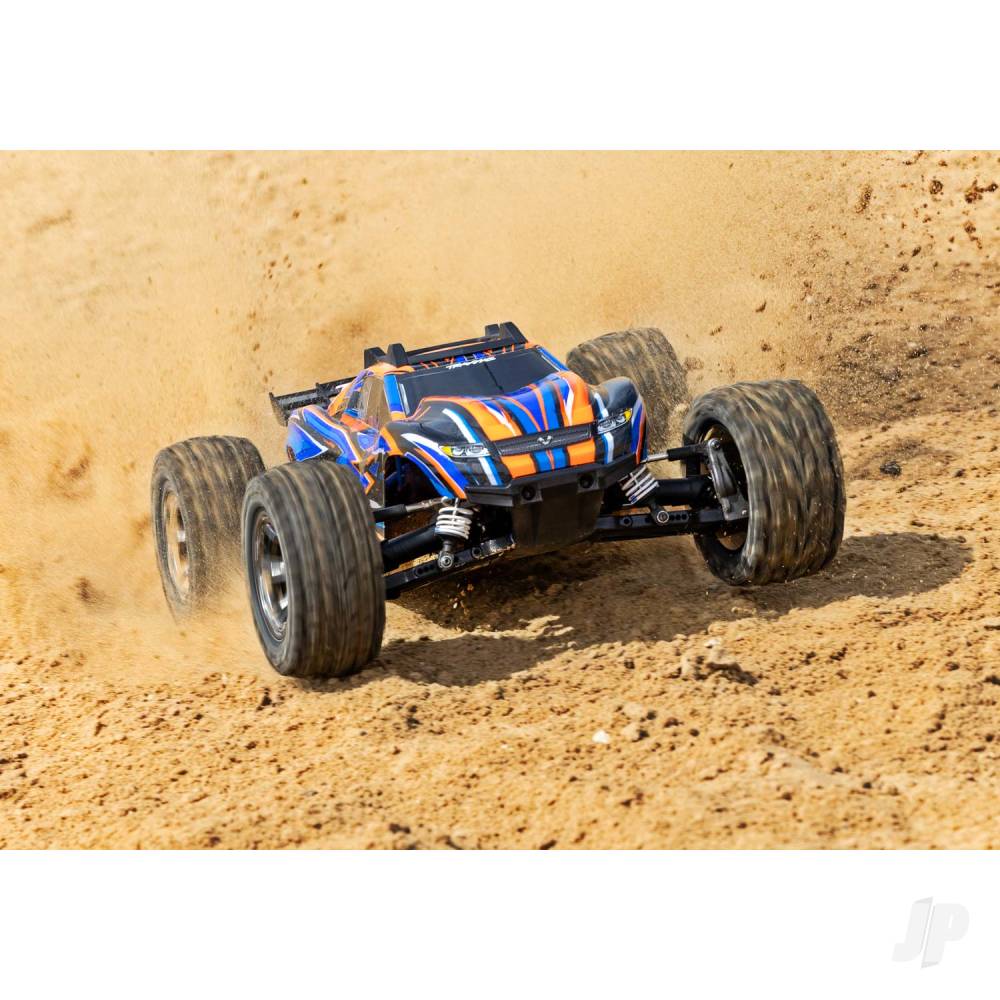 Traxxas Rustler 4X4 HD VXL 1:10 4WD RTR Brushless Electric Short Course Tr - TRX67376-4-RED 10