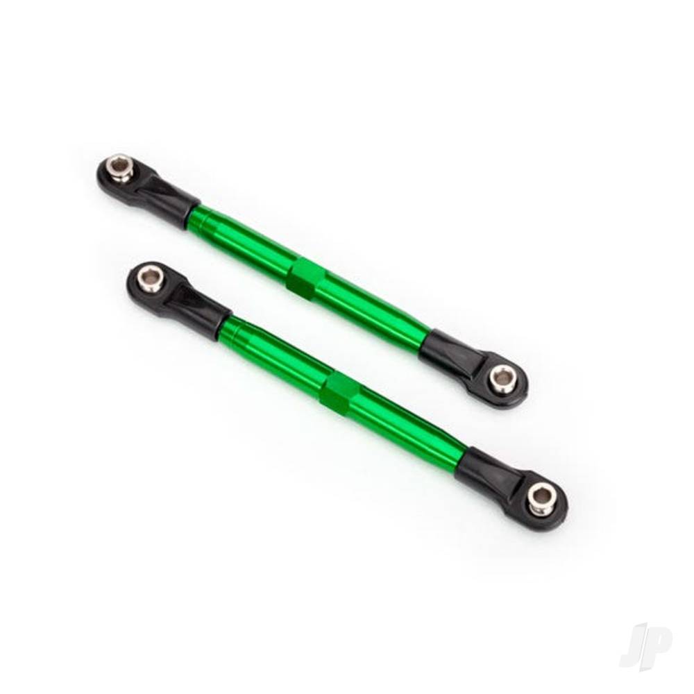 Traxxas Toe links (Tubes Green-anodised, 7075-T6 aluminium, stronger than titanium) (87mm) (2 pcs) / rod ends (4 pcs) / aluminium wrench (1pc) TRX6742G