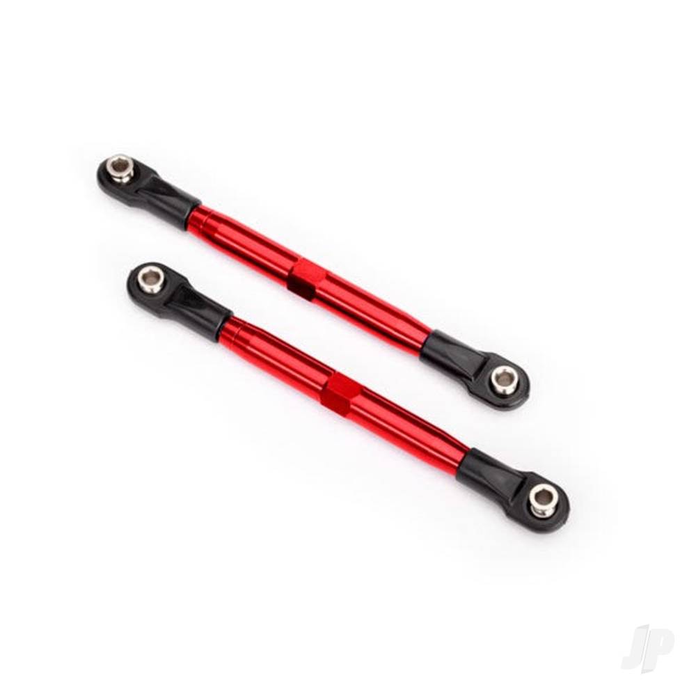 Traxxas Toe links (Tubes Red-anodised, 7075-T6 aluminium, stronger than titanium) (87mm) (2 pcs) / rod ends (4 pcs) / aluminium wrench (1pc) TRX6742R