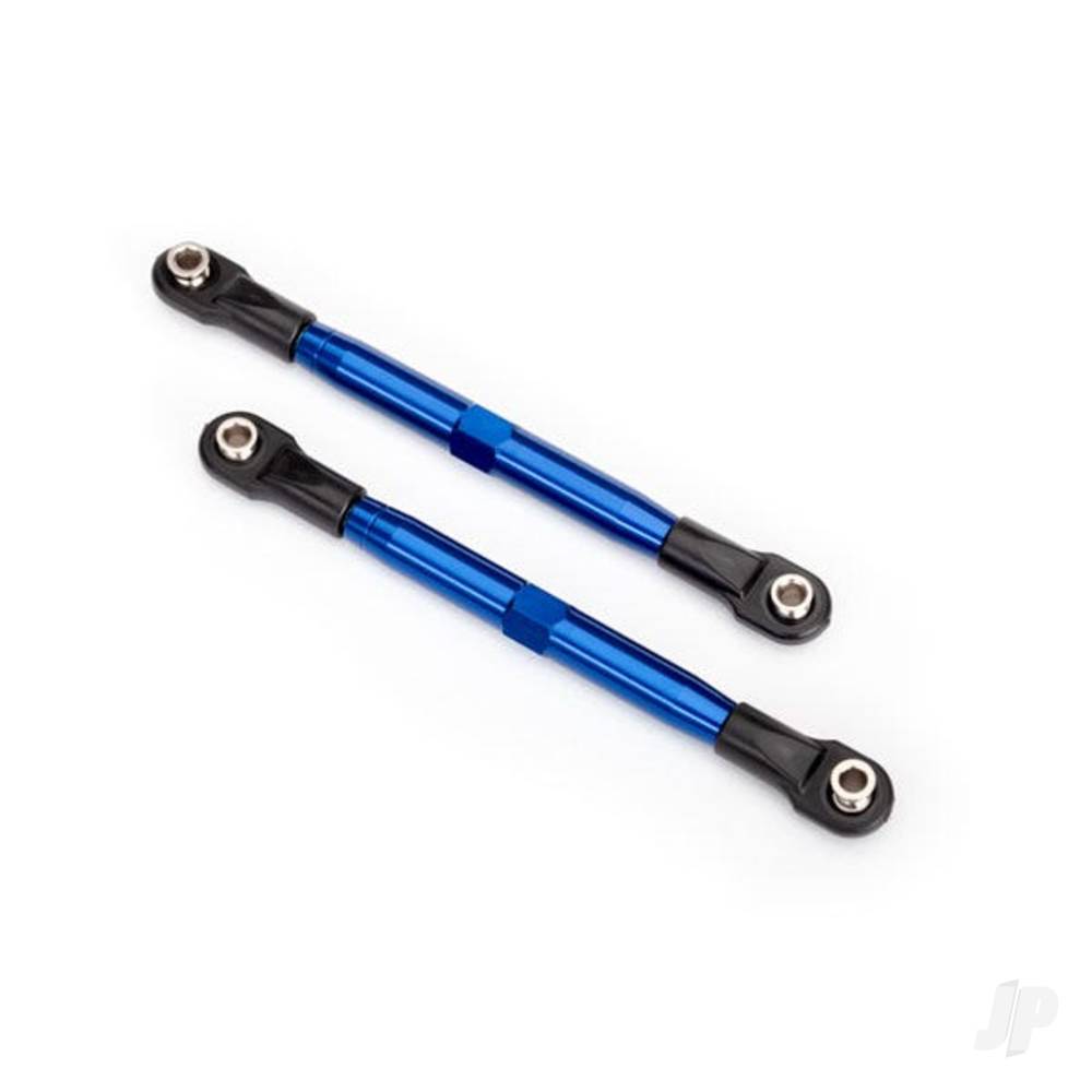 Traxxas Toe links (Tubes Blue-anodised, 7075-T6 aluminium, stronger than titanium) (87mm) (2 pcs) / rod ends (4 pcs) / aluminium wrench (1pc) TRX6742X